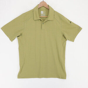 Magpul Wicking Polo Shirt Mens L Green Tactical Performance Sleeve Pocket